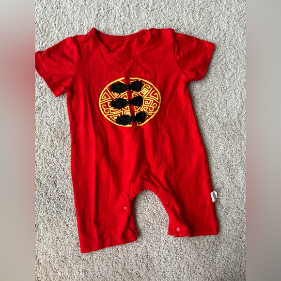 Baby unisex. 6-12Months（80cm）New Year Tang Suit Romper Jumpsuit Sets - Picture 2 of 6